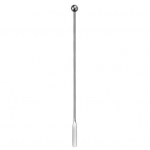 Roostevabast terasest segamisvarras, mugav k&auml;epide, pika k&auml;epidemega segamiskohv, piimakokteil, veini segamispulk h&otilde;be