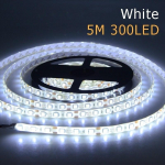 USB 5M 300LED soe valge jahe valge valgusriba 3528 SMD 5 V painduv valgustuslamp kodu kaunistamiseks 4m valge