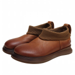 Johnature Retro ehtsast nahast naiste jalatsid &Uuml;mmarguse ninaga Pehme tallaga &uuml;hev&auml;rvilised p&auml;ssid Slip-on kingad 35 must
