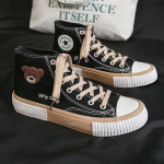 Kevadsuvi Mood Karu Naiste l&otilde;uendjalatsid K&otilde;rge &uuml;laosaga l&otilde;uendist kingad Paeltega vabaaja tossud Naistele valkjad kingad tossud 35 must