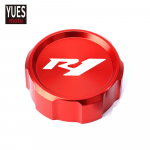Mootorratta tarvikud CNC alumiiniumist tagumine ja eesmine pidurivedeliku paagi kork silindri kate jaoks YAMAHA YZFR1 YZF R1 2012- Front Cover Red