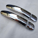 For seat ibiza 6l 6j Mk3 Mk4 2002-2017 Chrome Car Door Handle Cover Trim Car Styling auto 2door gray