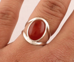 Karnoolia Ovaalne S&otilde;rmus, 925 Sterling H&otilde;be, K&auml;sit&ouml;&ouml; S&otilde;rmus, S&uuml;nnip&auml;evakivi S&otilde;rmus, Boho S&otilde;rmus, Statement S&otilde;rmus, Pulma-aastap&auml;eva S&otilde;rmus 6