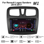 Android Renault Logan Sandero 2014-2017 jaoks koos nupunupuga autoraadio video multimeedia GPS-m&auml;ngija 1+16 GB 1+16GB