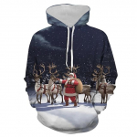 S&uuml;giskapuuts Meestele J&otilde;ulud Harajuku Print pikkade varrukatega mood T&auml;navar&otilde;ivad Suurem&otilde;&otilde;tmeline meeste kapuuts vabaaja topid S