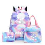 3 tk/komplekt Anime l&otilde;uend l&otilde;unakottidega Seljakott T&uuml;drukutele Kool Y2K &Otilde;pilaskottide Komplekt Lastele Pliiatsikott Tagasi kooli Seljakott