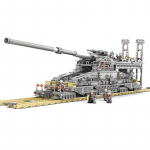 3846tk KAZI 10005 ehitusplokid Saksa 80cm KE raudteep&uuml;stol Dora military seeria m&auml;nguasjad lastele