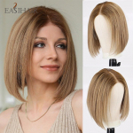 HAIRCUBE Inimjuustest Parukad Pruunid Bob Pitsist eesmised Parukad Eelkitkutud HD Pits Parukad L&uuml;hikesed Sirged Remy Parukad juustest