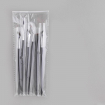 6 tk silmapliiats pintsel Ultra &otilde;huke peene nurgaga lame kulmuhari silmade alla Asetage meigipintslid 6pcs