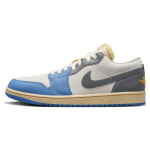 Air Jordan 1 Low SE Tokyo 96 Meeste Tossud Valge Hollandi-Sinine Suitsuhall DZ5376-469 42