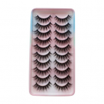 10 paari/karp Trendikas kunstripsmed lokkis k&auml;sitsi valmistatud meik A