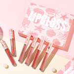 6 tk/1 kasti huulel&auml;ike komplekt Liquid Lip Rouge matt huulepulk veekindel huuleglasuur Lihtne v&auml;rvida 6pcs/1box