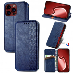Luksuslik nahast klapitav rahakoti kaardipesa alus telefoni&uuml;mbris iPhone 15 14 Plus 13 12 11 Pro Max XSMAX Samsung S24 S23 S22 S21 S20Ultra Plus S23FE A15 A25 jaoks iPhone 6/6S sinine
