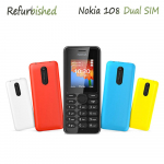 Renoveeritud Nokia originaal Nokia 108 Dual SIM GSM 900 / 1800 mobiiltelefon No charger sinine