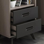 Euroopa kerge luksuslik sahtli k&auml;epide kaasaegne kapiuks, sisseehitatud varjatud vedruga n&auml;htamatu klapp must