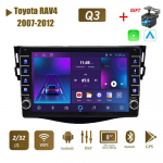 icreative Auto Android-raadio Toyota RAV4 2007-2012 jaoks koos nupunupuga 2din Multimeedia stereo videopleier WIFI GPS Carplay 2+32GB 1+16GB