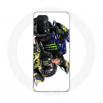 Valge taustaga &uuml;mbris Oppo A74 Valentino Rossi Speedi draiveri jaoks