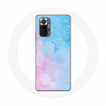 Coque pour Xiaomi Redmi Note 10 Pro Fond bleu rose