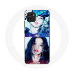 Coque pour Samsung Galaxy A03 Blackpink Groupe K-pop Filles Lisa et Jisoo Lovesick girls poster the album