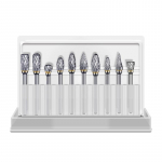 Double Cut Carbide Rotary Burri komplekt &ndash; 10 tk 1/8  vars, 1/4  pea pikkus volfram teras puidut&ouml;&ouml;tlemiseks, puurimiseks, metalli nikerdamiseks, graveerimiseks, poleerimiseks 1set