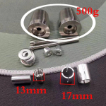 Motorcycle stainless steel Handle Bar End Cap Anti Vibration Slider Plug For Ducati DIAVEL /CARBON 1199 959 899 1299 Panigale stainless steel gray
