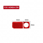 for Honda CRV 2007-2011 Car Glove Box Switch Decoration Sticker Decal Cover Trim Auto Accessories Carbon Fiber style A(LHD)