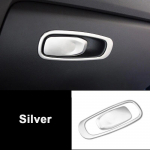 For Volvo XC60 2018 - Stainless steel Car Co-pilot Storage Box Glove Box Handle Cover Trim Stickers Interior Accessories must