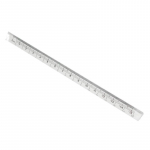 15 cm akr&uuml;&uuml;list kolme servaga sirge joonlaud, l&auml;bipaistev l&auml;bipaistev skaala joonistusm&otilde;&otilde;teriistade jaoks