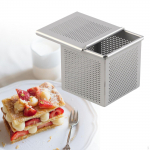 V&auml;ikese p&auml;tsipannikoogi valmistamise alus K&uuml;psetusplaadist plaat Mittekleepuv k&uuml;psis Tugev koogivorm 6x6x6cm