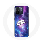 Coque - Maniacase - Xiaomi Redmi 12C - Nike Logo - Silicone - Souple - Noir must