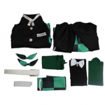 Anime Demon Slayer Kamado Tanjirou Cosplay Kost&uuml;&uuml;mid Halloween J&otilde;ulupeo Naiste Vormiriietus Kleit L