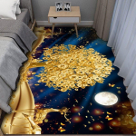 3D suure pindalaga vaip T&auml;istuba Magamistuba Voodi&auml;&auml;rne jalapadi Kodumajapidamises mustuskindel laheaken r&otilde;dumatt 80&times;200cm