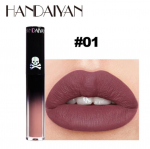 12 v&auml;rvi huulemeik Non-stick Cup huulepulk huulel&auml;ige P&uuml;siv niisutav kosmeetiline huulepulk huulel&auml;ige matt huuleglasuur veekindel 01#