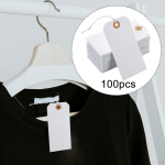 100 tk. n&ouml;&ouml;riga t&uuml;hja rippumisauguga kinkesildid DIY pabersildi ehete hind peo jaoks 7x3.5cm