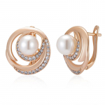 Kinel Rose Gold v&auml;rvilised k&otilde;rvar&otilde;ngad naistele Naturaalsest tsirkoonist vintage pruudi pulmapeened ehted roosa kuldne v&auml;rv