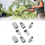 8x Pressure Washer Adapter Set,High ,Car Washing Joint Fittings for Easy to