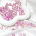 20 tk 10 mm l&auml;ikivsinine hele p&auml;rl-pragune kristallklaasist &uuml;mmargused helmed k&auml;ev&otilde;ru kaelakee jaoks DIY ehete valmistamise tarvikud 10mm 20pcs/bag