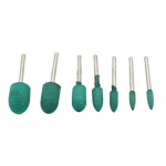 7 tk 3-12 mm lihvimisotsad Kompaktsed Suurep&auml;rase teravusega elastsed poleerimispead 7pcs Cone Shape