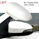 1x Vasakpoolse tahavaatepeegli korpus Kate K&uuml;lgtiib Uksepeegli Kate Toyota Yaris 2012- jaoks Valge Plastikust Kest Autotarvikud