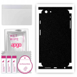 apgo Protective Skin Sticker for the back+sides compatible with Apple iPhone 6 Plus, Full Wrap Film, Foil, Vinyl - Pattern Matte Black
