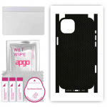 apgo Protective Skin Sticker for the back+sides compatible with Apple iPhone 14, Full Wrap Film, Foil, Vinyl - Pattern Matrix