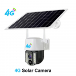 4G 1080P SIM-kaart p&auml;ikeseenergia nutikas kaamera 4K CCTV WiFi IP v&auml;listingimustes kahe objektiiviga juhtmevaba kaamera veekindel CCTV kodu turvakaitse 4G Camera