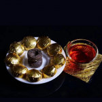 Yunnan Pu 'er Xiao Tuo Kleepuva Riisi Aroomiga Tee Vahajas Aroom K&uuml;ps Pu'er Tee