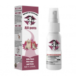 25 ml kirbut&otilde;rjesprei, mugav kiire toime, ilma j&auml;&auml;kideta lemmikloomade keha kirbude vastu 25ml
