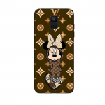 Coque Maniacase pour pour Samsung Galaxy A6 2018 minnie Disney Lv marron
