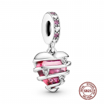Chameleon Charms Fit Mood originaal k&auml;ev&otilde;rud 925 h&otilde;bedane tsirkoon kaheksajalg kilpkonna helmeste liblikas Firefly v&otilde;lu DIY ehete valmistamine PJT899