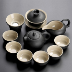 Black crockery Ceramic teapot tea cup kung fu tea sets drinkware Ceramic gaiwan