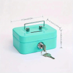 Metallist sularahakast miniseif lukukast Rahapank Metallist m&uuml;ndipanga turvakast Tugev kaasaskantav sularaha lastele m&uuml;ntide kogumiseks