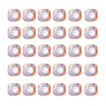 30 tk k&uuml;&uuml;nte ehted Tugevad, paksud, teravatipulised, ruudukujulised kivid DIY armastuse p&otilde;hjaga k&uuml;&uuml;nekunsti ehted B