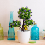 Kunsttaimed Bonsai Simuleeritud Puu Potitaimed Kunstlilled Laua Potilised Kaunistused One Size lilla